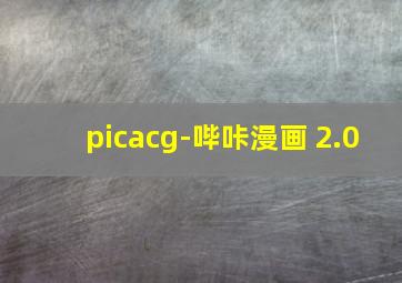 picacg-哔咔漫画 2.0